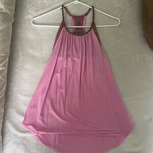 Pink Lululemon Racerback Tank Top